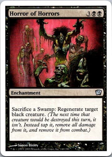 Horror of Horrors (Spanish) - "Horror de horrores" U PSAL #F26 NM MTG Magic