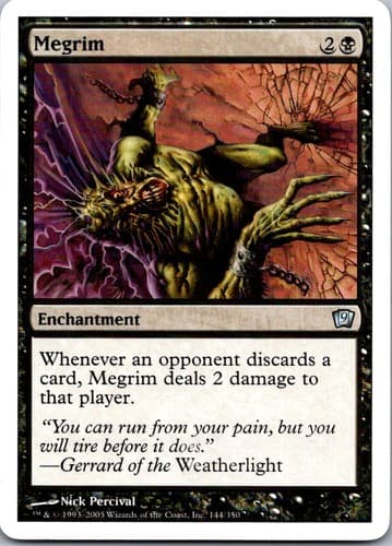 Megrim U 9ED #144 NM MTG Magic