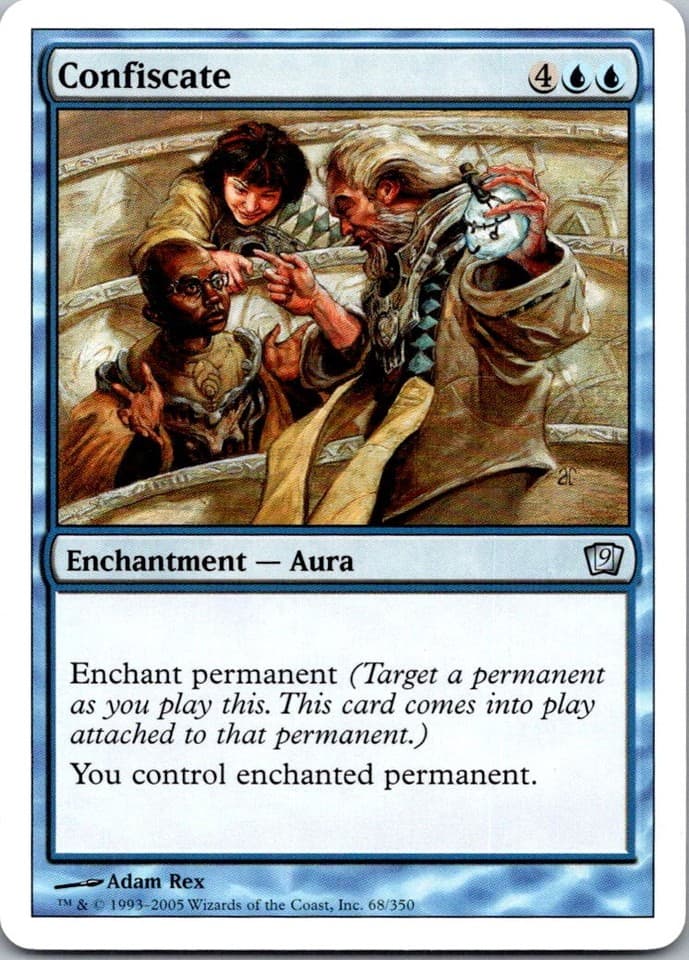 Confiscate U 9ED #68 NM MTG Magic