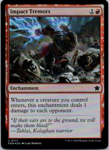 Impact Tremors C Foundations 717 NM