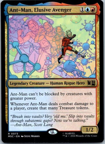 Ant - Man, Elusive Avenger R Commander: Marvel Super Heroes 73 NM