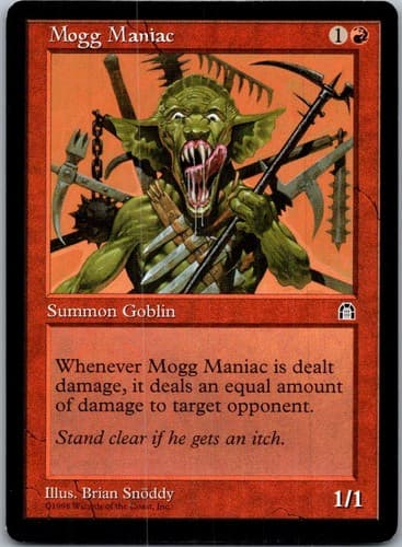 Mogg Maniac U STH # LP MTG Magic