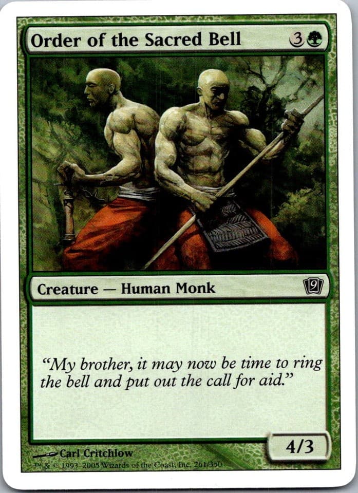 Order of the Sacred Bell C CHK #232 NM MTG Magic