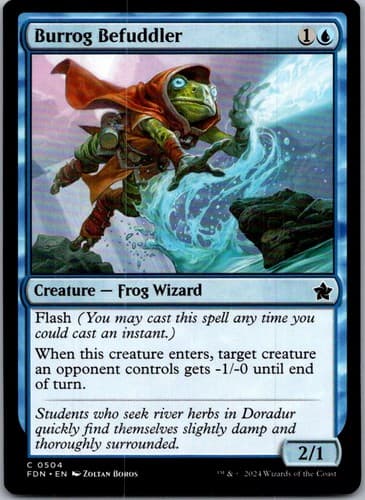 Burrog Befuddler C FDN #504 LP MTG Magic