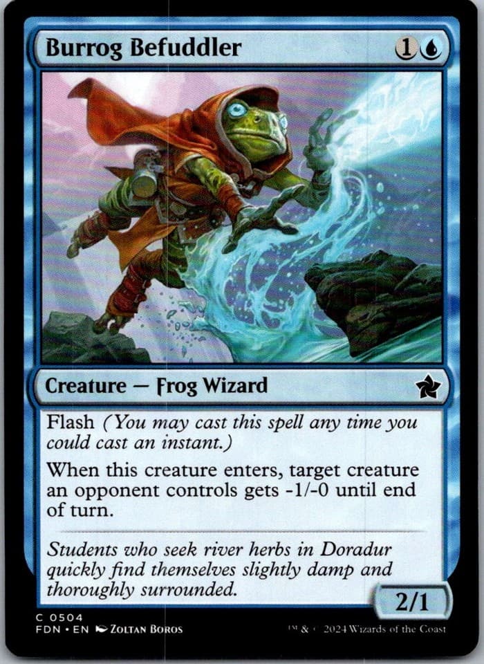 Burrog Befuddler C FDN #504 LP MTG Magic