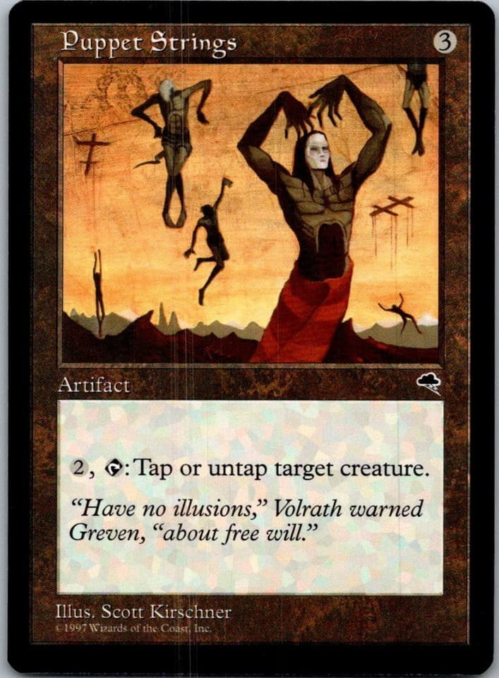 Puppet Strings U TMP #304 LP MTG Magic
