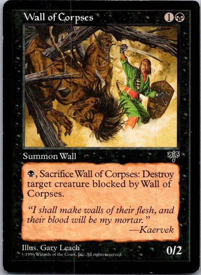 Wall of Corpses C MIR # LP MTG Magic