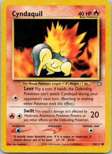 Cyndaquil (56) Common Neo Genesis 056/111 NM