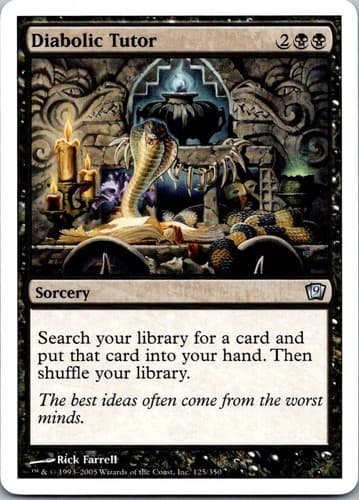 Diabolic Tutor U PSAL #51 NM MTG Magic