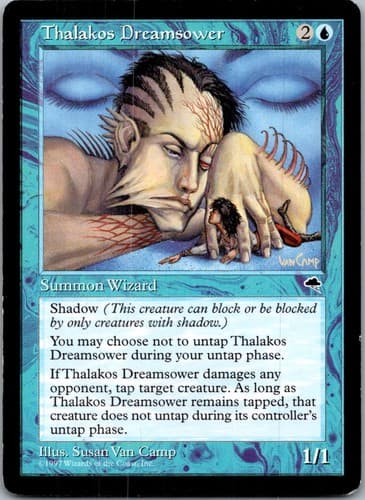 Thalakos Dreamsower U TMP #92 LP MTG Magic