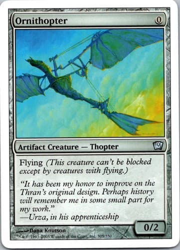 Ornithopter U 9ED #305 NM MTG Magic