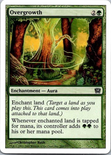Overgrowth C 9ED #262 NM MTG Magic