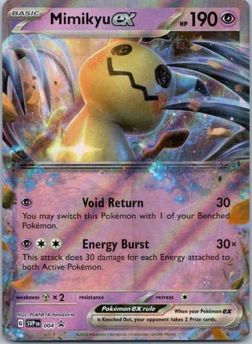 Mimikyu ex Promo Jumbo Cards 004 NM