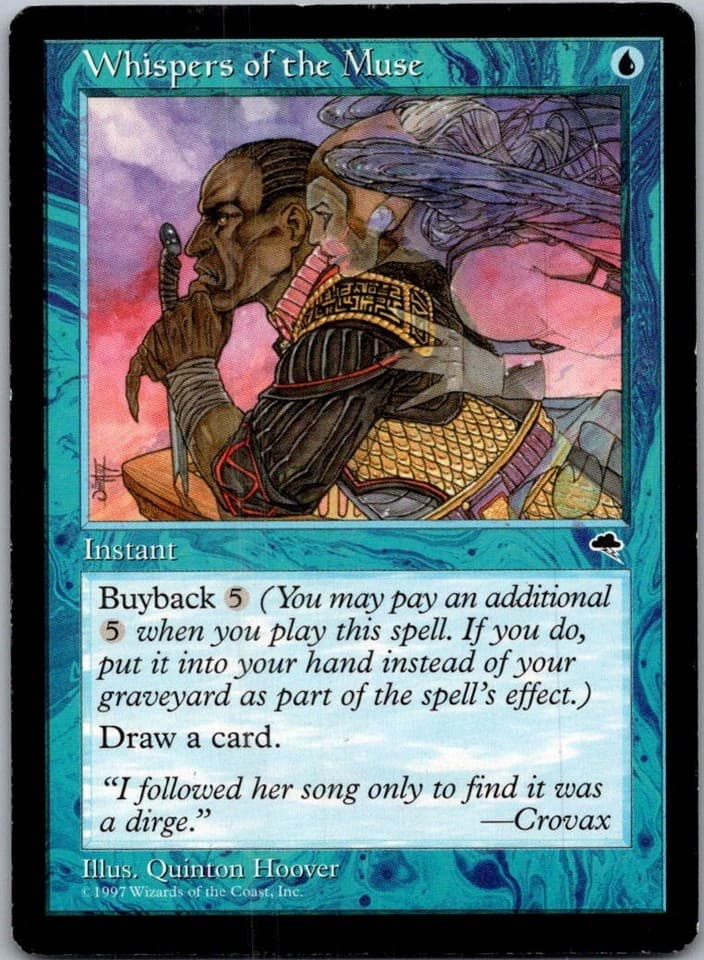 Whispers of the Muse U TMP #103 LP MTG Magic