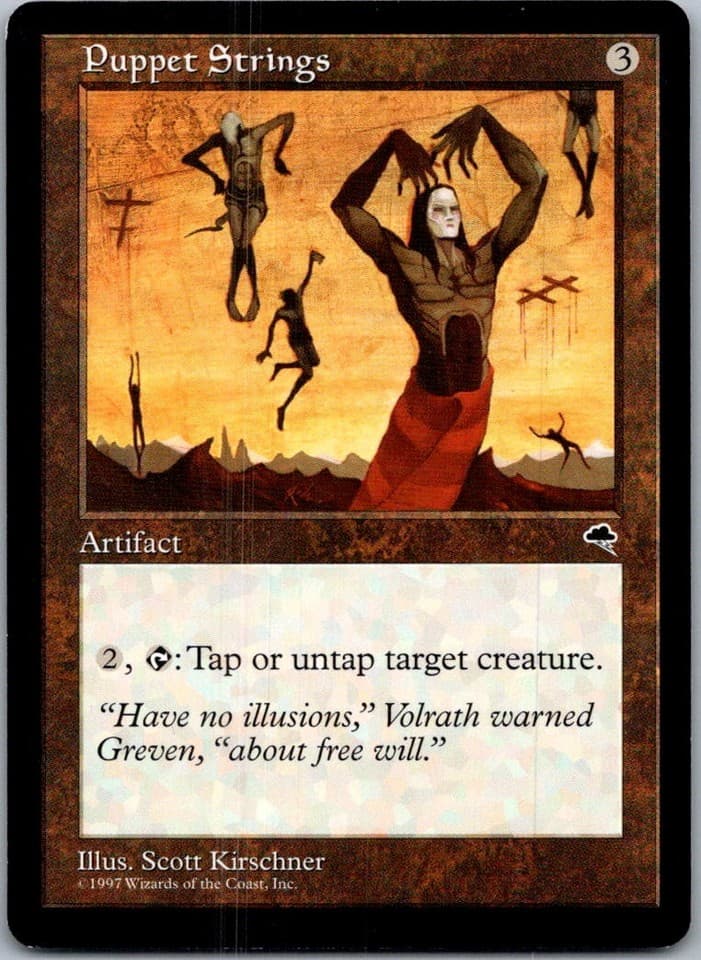 Puppet Strings U TMP #304 LP MTG Magic