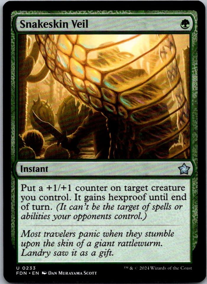 Snakeskin Veil C OTJ #181 LP MTG Magic