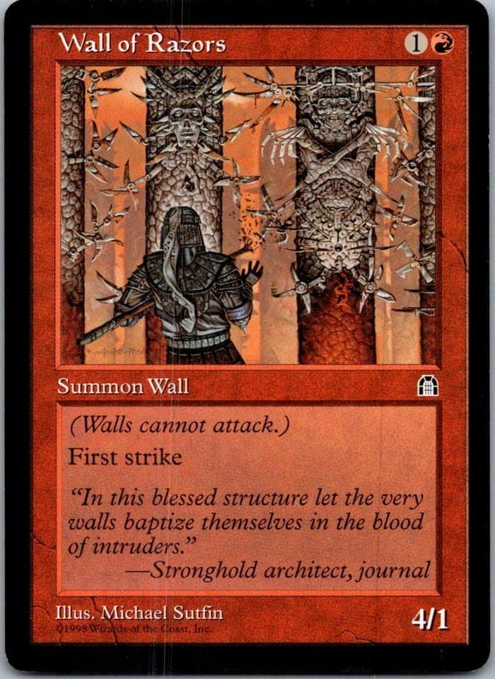 Wall of Razors U STH # LP MTG Magic