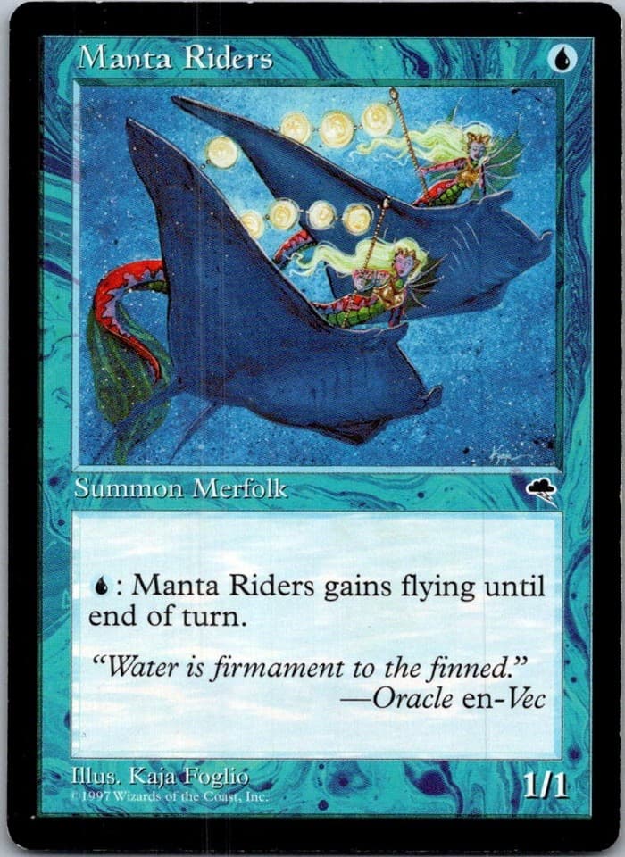 Manta Riders C TMP #74 LP MTG Magic