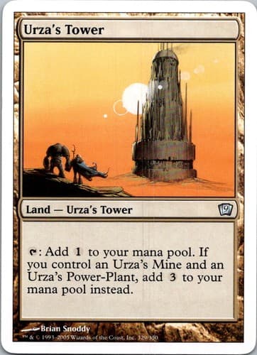 Urza's Tower U 9ED #329 NM MTG Magic
