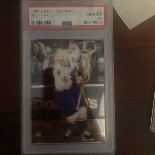 PSA 10 1995 Select Certified #4 Brett Hull Blues Hof Pop 4 H3983941 - 669