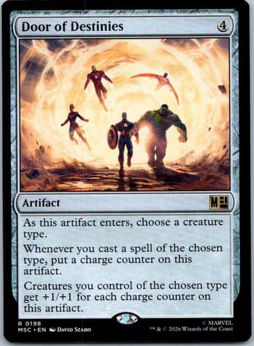Door of Destinies R Commander: Marvel Super Heroes 198 NM
