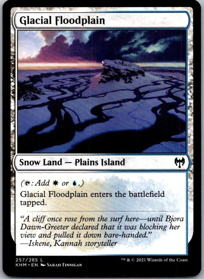 Glacial Floodplain L KHM #257 NM MTG Magic
