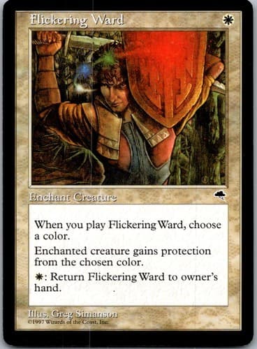 Flickering Ward U TMP #19 LP MTG Magic