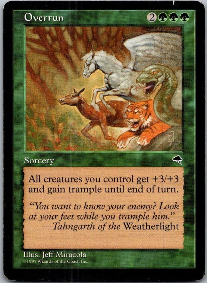 Overrun U ATH #54 LP MTG Magic
