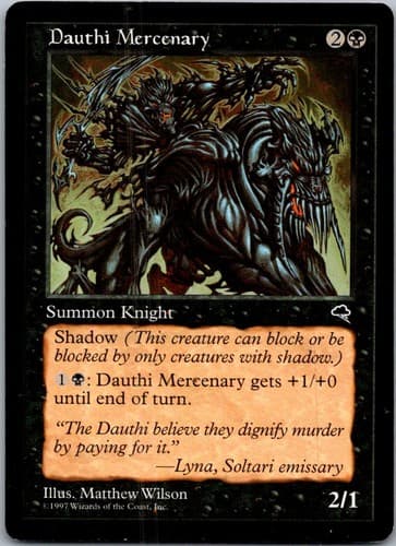 Dauthi Mercenary U TMP #124 LP MTG Magic