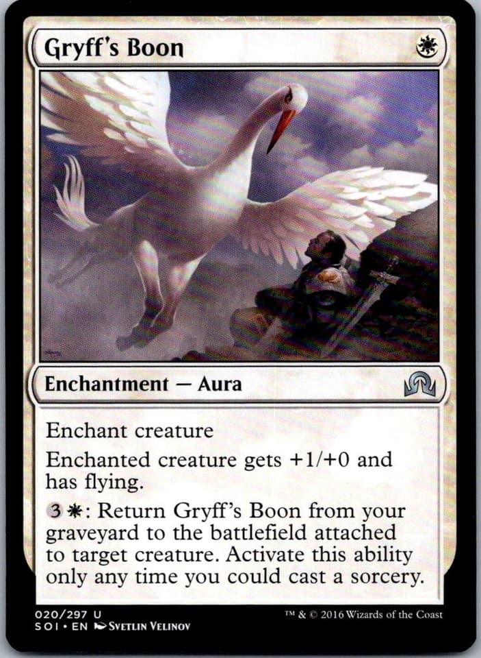 Gryff's Boon (Retro Frame) U INR #342 NM MTG Magic