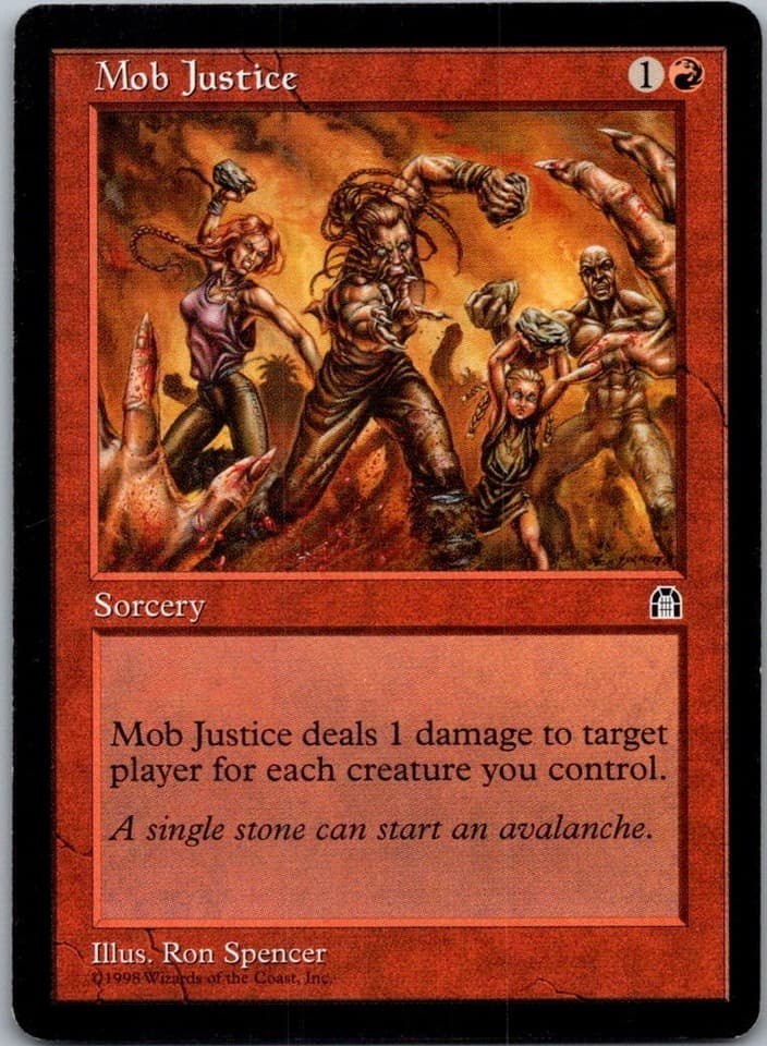 Mob Justice C STH # NM MTG Magic