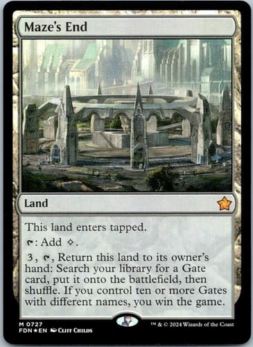 Maze's End M Foundations 727 NM