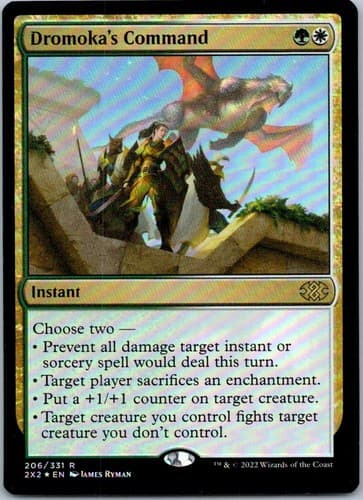 Dromoka's Command R Double Masters 2022 206 NM