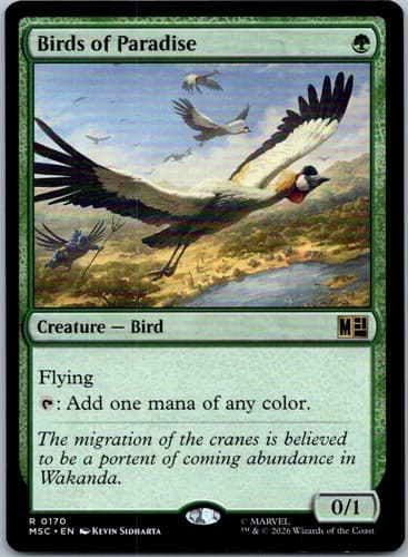 Birds of Paradise R Commander: Marvel Super Heroes 170 NM