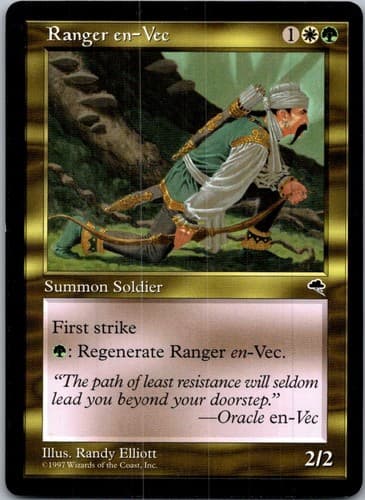 Ranger en - Vec U TMP #268 LP MTG Magic