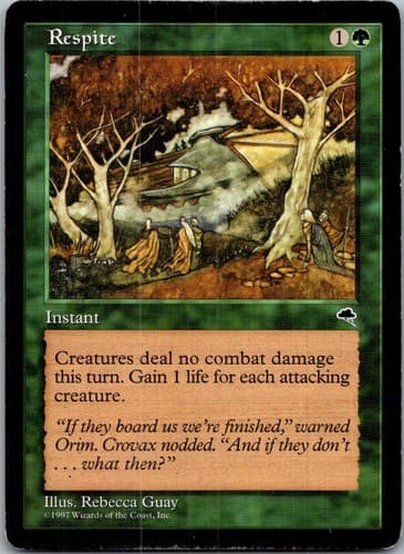 Respite C TMP #249 LP MTG Magic