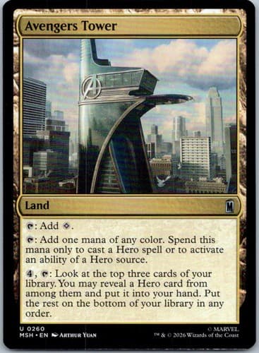 Avengers Tower U Marvel Super Heroes 260 NM