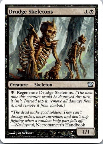 Drudge Skeletons U 9ED #126 NM MTG Magic