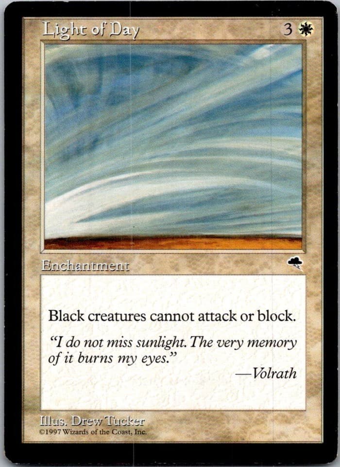 Light of Day U TMP #27 LP MTG Magic