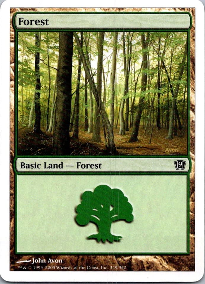 Forest (Spanish) - "Bosque" () L PSAL #B60 NM MTG Magic