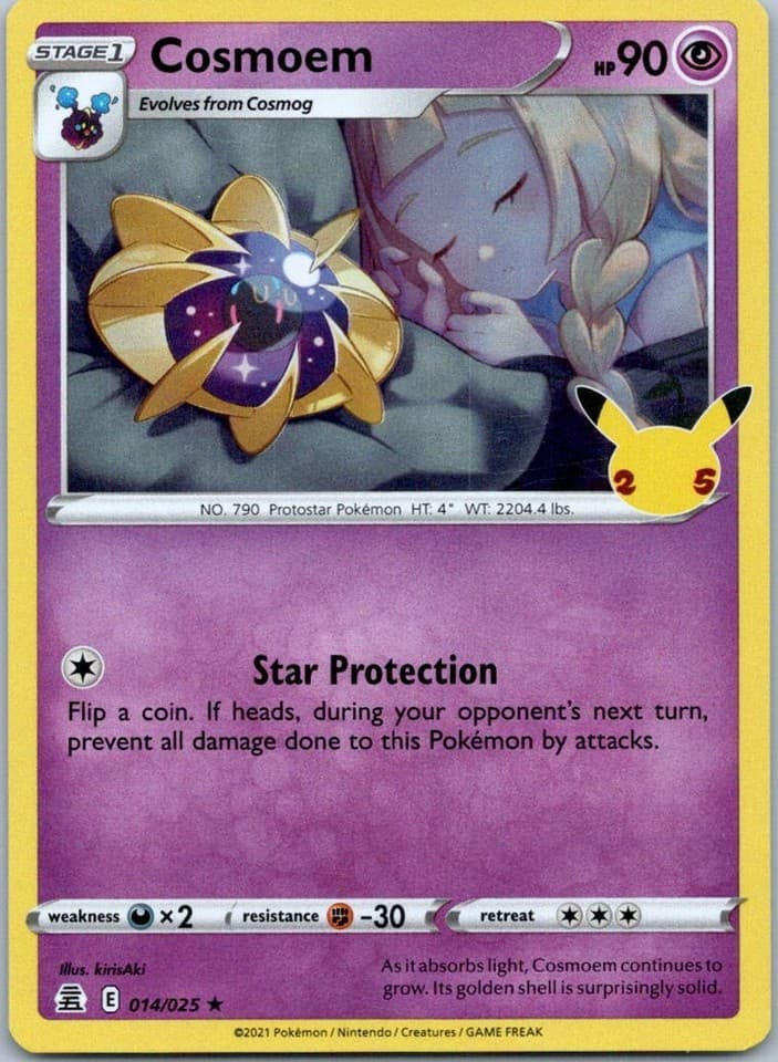 Cosmoem Holo Rare Celebrations 014/025 NM