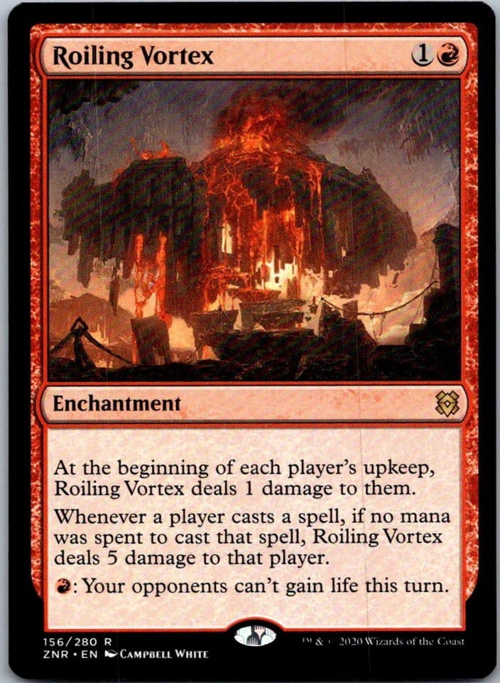 Roiling Vortex R PPZNR #156 NM MTG Magic