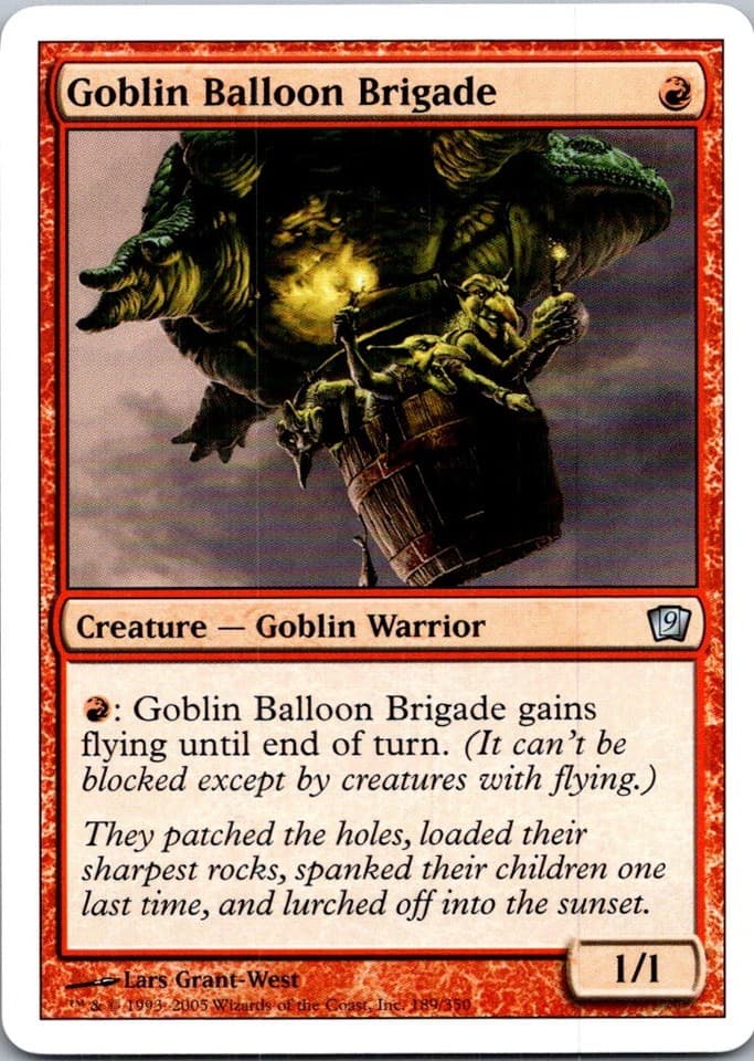 Goblin Balloon Brigade U 9ED #189 LP MTG Magic