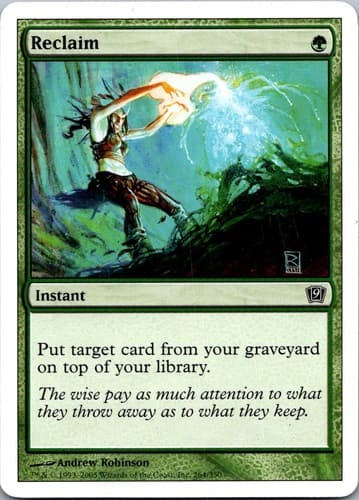 Reclaim C 9ED #264 NM MTG Magic