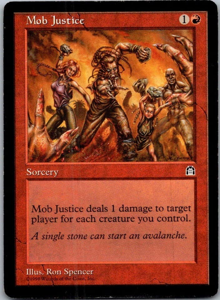Mob Justice C STH # LP MTG Magic