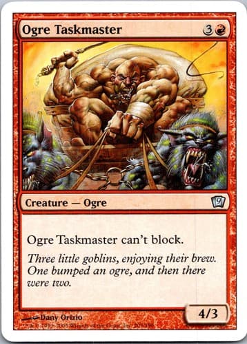 Ogre Taskmaster U 9ED #205 LP MTG Magic