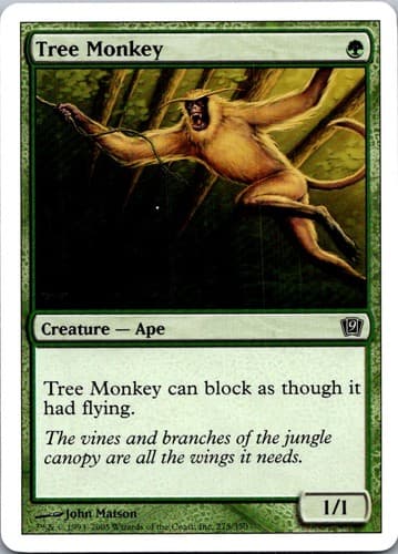 Tree Monkey C 9ED #275 NM MTG Magic