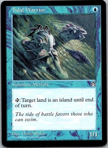 Tidal Warrior C STH # NM MTG Magic