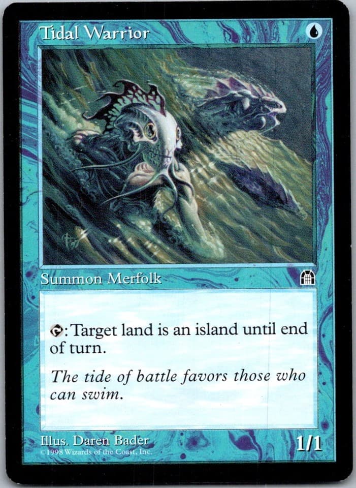 Tidal Warrior C STH # NM MTG Magic