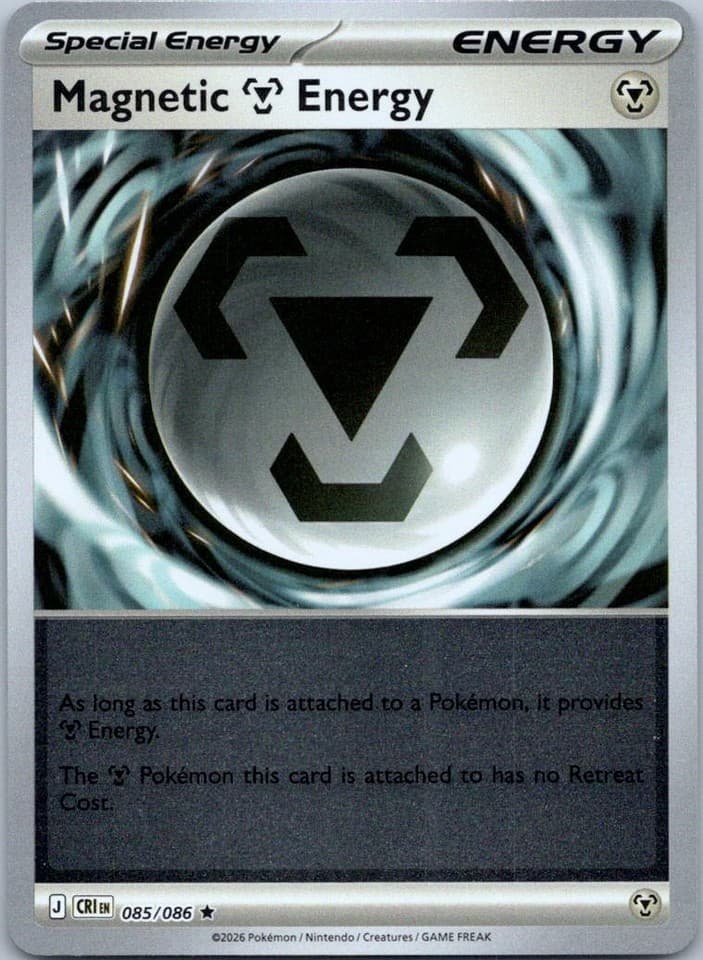 Magnetic M Energy Rare ME04: Chaos Rising 085/086 NM